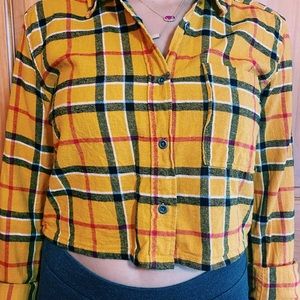Cropped flannel